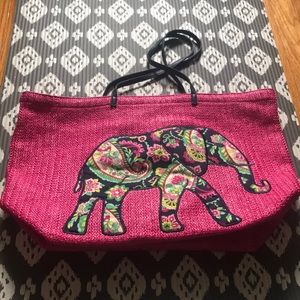 Vera Bradley Drawstring Elephant Tote